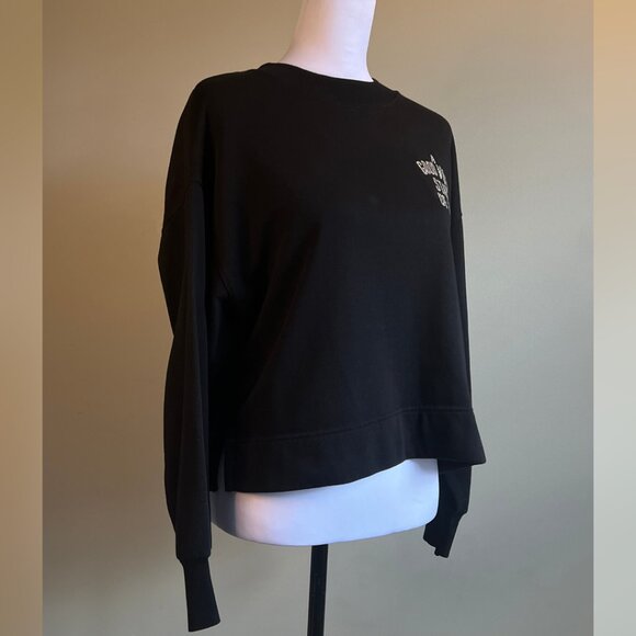 OLD NAVY Glitter Graphic Crew-Neck Sweatshirt - Picture 7 of 11